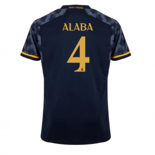 Echipament fotbal Real Madrid David Alaba #4 Tricou Deplasare 2023-24 maneca scurta